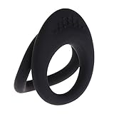 Dapen Silicone Co Ckring for Sex for Man,Double Delay,Men's Lock Ring