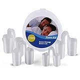 Anti Snoring Stop Snore Nose Vents Sleep Aid Device for Natural and Comfortable Sleep, Instant, Fast and Safe Snore Relief / Set of 4 and Travel Case