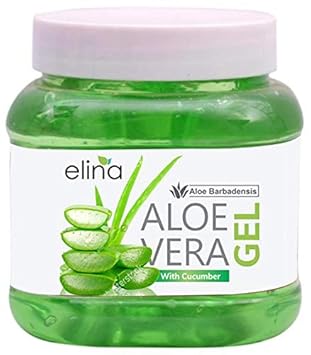 elina Aloe Vera Gel 100% Natural Pure Multipurpose Gel for Skin and Hair -200 g