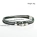 GelConnie Wrap Leather Bracelets for Women Feather Boho Bracelets Pearl Stacked Bracelet Multi-Layer Bracelets Leather Cuff Bracelet for Women, Big Sister, Mom