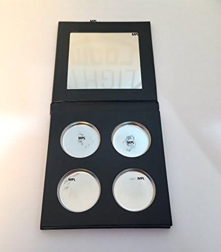 Sturdy Empty Black Pro Palette DIY Eyeshadow Concealer Lippie Makeup Compact Case