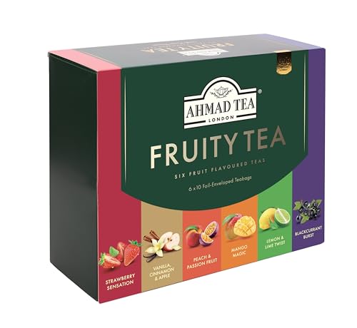 AHMAD TEA FRUITY TEA BAGS, 60 COUNT