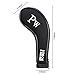 10L0L Golf Head Covers, Neoprene Zippered Golf Club Head Iron Covers - Set of 10 (Black)