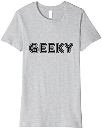 Womens Geeky T Shirts Small Heather Grey