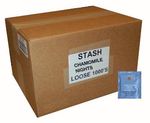 Click Here to See More Images Stash Tea Chamomile Nights Herbal Tea, 1000 Tea Bags 6.3 Pound Box