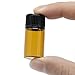 Coolrunner 2 ml (5/8 dram) Amber Glass Essential Oil Bottle with Orifice Reducer and cap- 10 pack