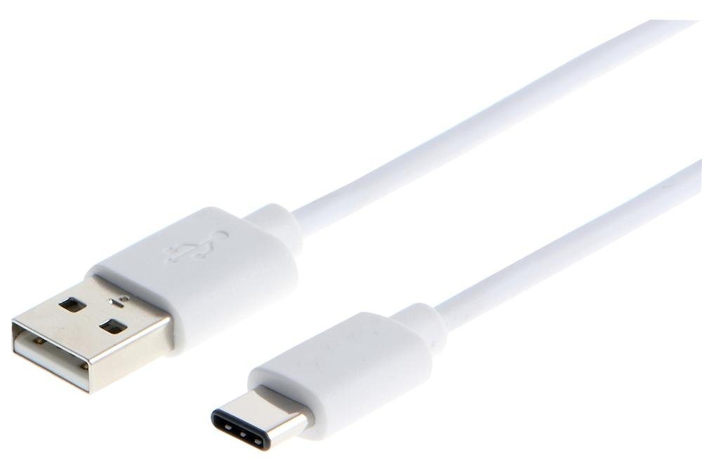 Pro Signal PSG91485 USB 2.0 A Plug to USB Type-C Cable, 0.5m White