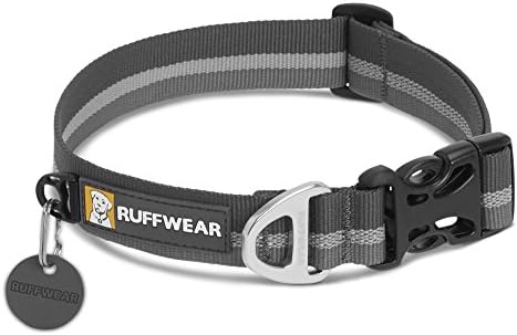 RUFFWEAR - Crag Dog Collar, Twilight Gray, 14-20