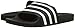adidas Originals Unisex Adilette Slide Sandals, Black/White/Black, 8 US Men