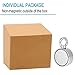 Double Side Round Neodymium Fishing Magnet, Combined 800LBS Pulling Force Super Strong Neodymium Magnet with Eyebolt for Magnet Fishing and Salvage in River - 2.95