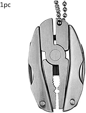SIQIAN Mini Multifunction Multi-tool Pliers Stainless Steel Hammer Wrench Pliers Saw Blade Knife Tools Outdoor Tortoise Scarab (1pack)