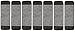 Ottomanson Softy Design Set of 7 Skid Resistant Rubber Backing Non Slip Carpet (9