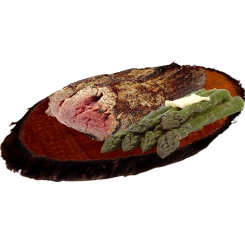 Montana Grilling Gear Smoking and Cooking Natural Grill Plank - 100% Organic and Pesticide Free - Best Liquid Absorption Because of Cross Cut - Platter Size 6" X 12" - Black Cherry - LOP612-BC