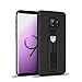 Samsung Galaxy S9+ Plus Cell Phone Case - Shockproof - Hidden TPU Kickstand - (Black)