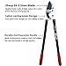 Gonicc Professional 30 inch SK-5 Steel Blade Anvil Lopper, 2-Inch Capacity, Sturdy Extra Leverage 22-Inch Handles, Garden Pruning Tree Hedge Branch Trimmer Clippers scissors.