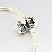 Glamulet® 925 Sterling Silver Snake Bracelet Snap Clasp Fits Pandora Charms Beads Ideal Gift