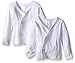 Spasilk Unisex-Baby Newborn Long Sleeve Side Snap Tees, 2 Pack, 0-3 Months - White Snap Tees