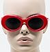 Clout Goggles Oval Mod Retro Thick Frame Rapper Hypebeast Eyewear Supreme Glasses Cool Sunglasses