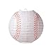 Easy Joy 8'' Baseball Paper Lanterns Sports Team Party Baseball Hanging Lantern Softball Party Decorations 3 Pieces