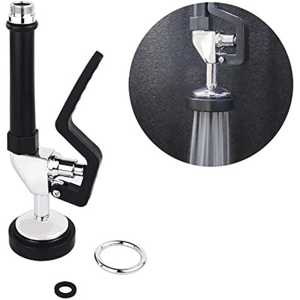 Commercial Prerinse Sprayer High Pressure Flexible Hose Brass Rinse