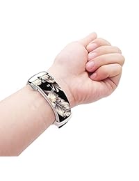 correas de iwatch 38 mm, Apple Watch Band genuina Prime elegante piel Sustitución Apple Watch 2 Band Series 1 Series 2 2016   Hermosas Blanco Hojas y Flores