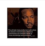 Martin Luther King Jr. - Art Print / Poster (Quote: 