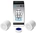 Water Filter Shower Filter | Chrome Shower Filter with 3 Stage Filter Cartridge + Bonus Refill Cartridge & Teflon Tape
