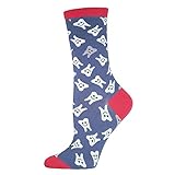 Socksmith Women's Happy Teeth Periwinkle Sock