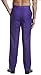 Concitor Men's Dress Pants Trousers Flat Front Slacks PURPLE INDIGO Color 36