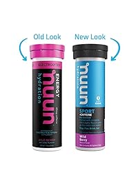 New Nuun Tabletas de electrolito hidratante energética, 1170208 NEWB 8 Pack, Baya silvestre, 1, 1