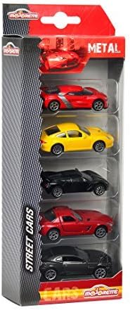 Diecast Toy Cars Five pack of assorted cars (contents will vary) 1/64 scale by Majorette Toys