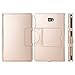 IVSO Samsung Galaxy Tab A 10.1 Keyboard case - Ultra-Thin PU Leather DETACHABLE Bluetooth Keyboard Stand Case / Cover for Samsung Galaxy Tab A SM-T580N/T585N 10.1-inch 2016 Tablet(Gold)