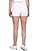 HDE Women's Solid Color Ultra Stretch Fitted Low Rise Moleton Denim Booty Shorts White - L