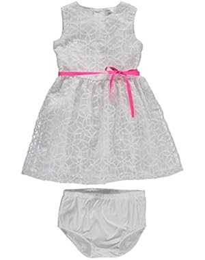 Carters Baby Girls Embroidered Lace Dress