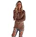 Mallcat Womens Casual Solid Jumper Sweaters