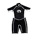 USApnea Men's 2mm Shorty Wetsuit, Black/White