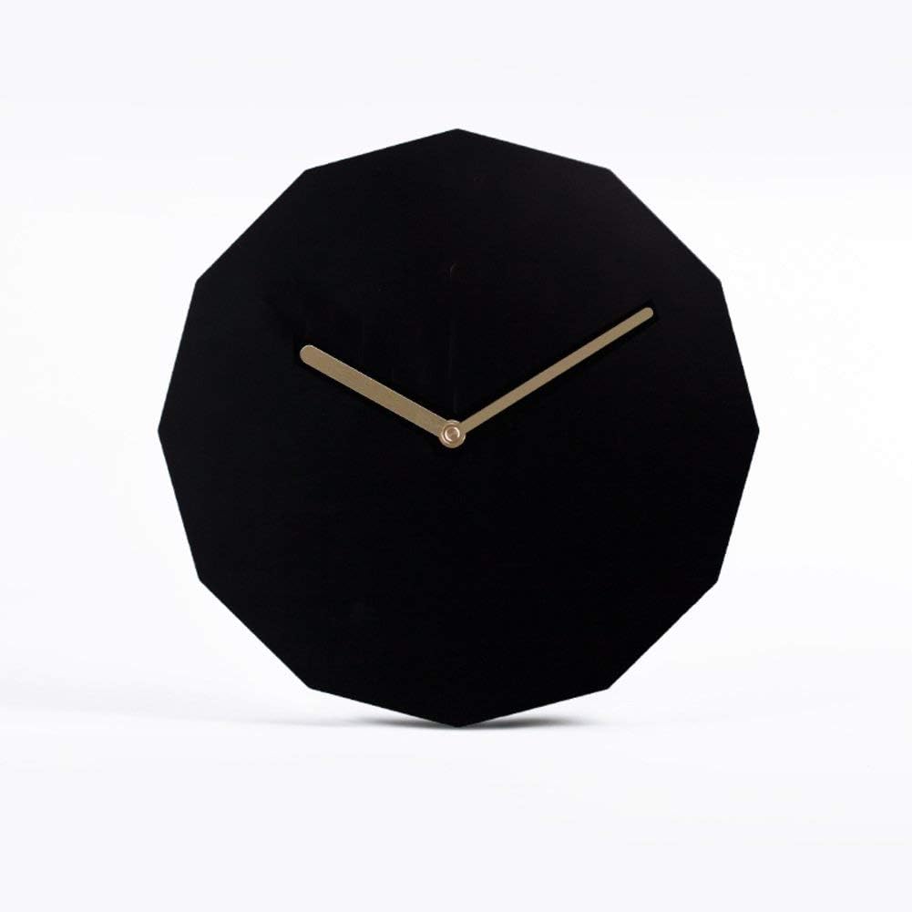 YHEGV [Art] Wall Clock 12 cm modern decor in simple creative Quartz calm DIY-a 12inch