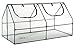 OGrow Ultra Deluxe Compact Outdoor Seed Starter Greenhouse Cloche, Clear