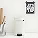 Brabantia New Icon Step Trash Can (0.8 Gal/White) Soft Closing Kitchen Garbage/Recycling Can with Removable Bucket