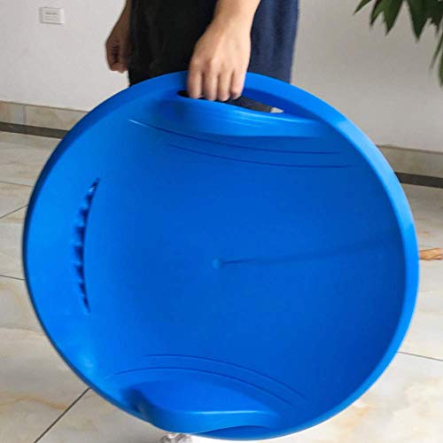 HLovebuy Sleigh Snow Sled, Children's Snow Saucer Sleds Tube Skiing Tools, Plastic Toboggan Snow Sled with Pull Rope for Kids Adult Grass Skiing/Sand Boarding/Skiing