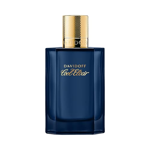 Davidoff Cool Elixir – Holziges Parfum Intense – Mit Noten von Rosenoxid, Lavandin und einem Oud-Akkord – Luxus Parfums für Herren – Langanhaltender D