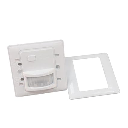 Sharplace 220V Interruptor Infrarrojo de Movimiento de Llámpara de PIR - Blanco