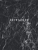 2019 - 2020: Weekly Planner Starting August 2019 - July 2020 | Week To View With Hourly Schedule | 8.5 x 11 Dated Agenda | Appointment Calendar | Organizer Book | Marble Black by Golden Hour Planner