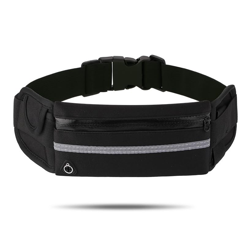 yuandnn Running Belt Waterproof Adjustable Elastic Strap Sweatproof Waistpacks with Large Capacity, Perfect for Running and Outdoor Activities