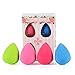 Makeup Sponge Blender Premium Foundation Flawless Non-latex Beauty Sponge for Liquid, Creams and Powders. (4 packs)