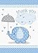 Blue Elephant Baby Shower Thank You Notes