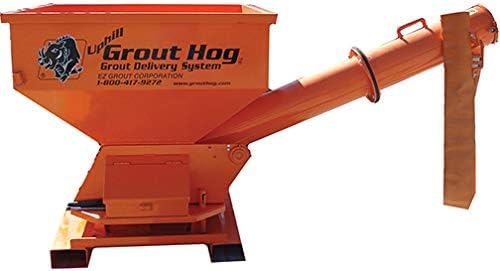 Uphill Hydraulic-Powered Grout Hog- Grout, Concrete, and Mortar Delivery System