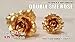 KDLINKS [Special Sale] 24K 6 Inch Gold Foil Rose, Best Valentine's Day Gift, Handcrafted and Last Forever! - Double Size Rose Flower Card