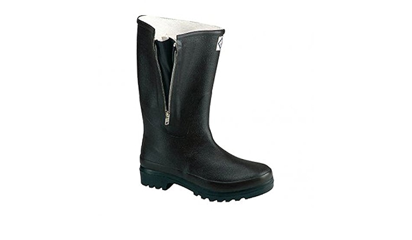 Bota de Agua Ingeniero Color Negro con Cremallera y Forrada (41) :  Amazon.es: Zapatos y complementos