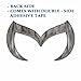 Black Evil M for Mazda Rear Trunk Metal Emblem Badge Logo
